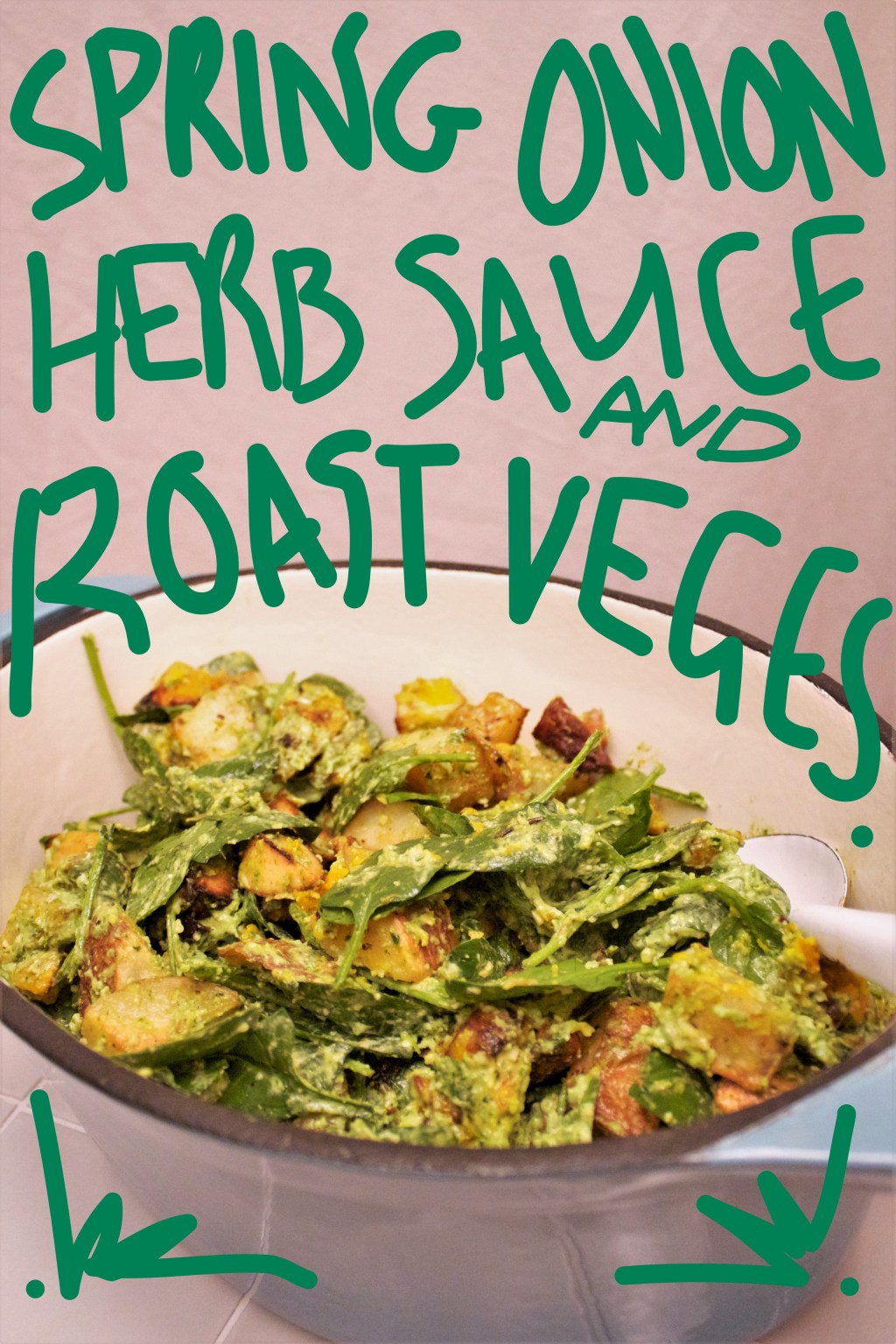 Luscious spring onion salad&nbsp;sauce